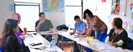 Clase presencial en Dublín