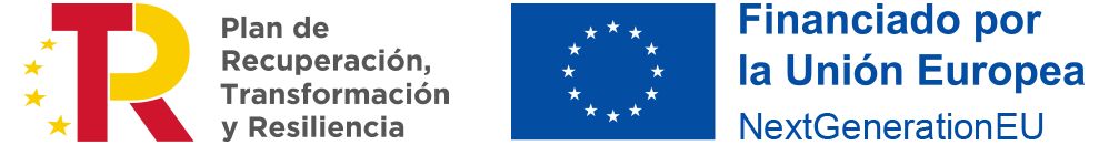Logotipo del Plan de Recuperación Transformación y Resiliencia financiado por la Unión Europa (Next Generation
